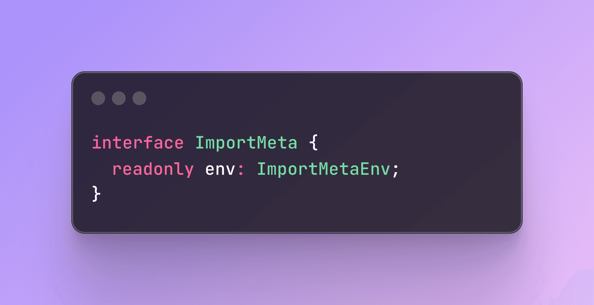 Dodavanje tipova na environment varijable